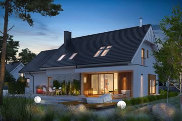  Projekt domu Katrina G2 energo (WRC2672) - projekt domu parterowego z poddaszem - Zdjęcie 3