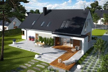  Projekt domu Katrina G2 energo (WRC2672) - projekt domu parterowego z poddaszem - Zdjęcie 4