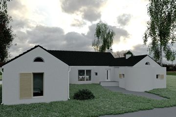 Projekt domu Kamp 3 - parterowy dom o powierzchni 176,96 m², dach dwuspadowy - ujęcie 2