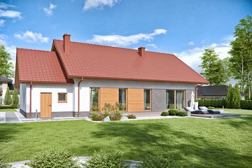  Projekt domu Domena 106 A (WRW1292) - projekt domu parterowego - Zdjęcie 3