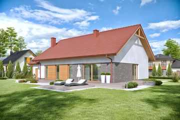  Projekt domu Domena 106 A (WRW1292) - projekt domu parterowego - Zdjęcie 4