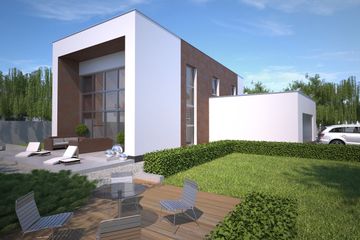  Projekt domu Delft IV DCP294c (WOB1670) - projekt domu z pełnym piętrem - Zdjęcie 2