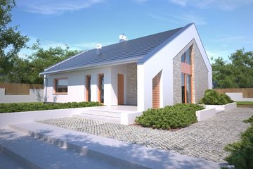  Projekt domu Franklin III LMB101b (WRB1588) - projekt domu parterowego - Zdjęcie 3