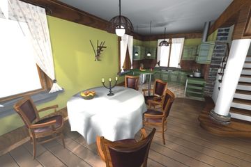  Projekt domu Bilbo B 2 garaże (WRD1307) - projekt domu parterowego z poddaszem - Zdjęcie 3