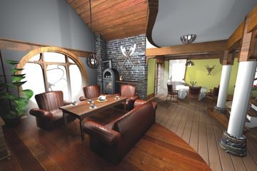  Projekt domu Bilbo B 2 garaże (WRD1307) - projekt domu parterowego z poddaszem - Zdjęcie 4