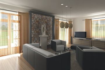  Projekt domu Cyprys A garaż (WRD1010) - projekt domu parterowego z poddaszem - Zdjęcie 3