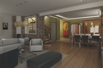  Projekt domu Cyprys B bliźniak - 2 garaże (WRD1473) - projekt domu parterowego z poddaszem - Zdjęcie 8