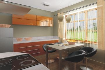  Projekt domu Cyprys B bliźniak - 2 garaże (WRD1473) - projekt domu parterowego z poddaszem - Zdjęcie 10