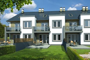 Projekt domu Imbir - segment lewy - z pełnym piętrem i poddaszem dom o powierzchni 145,80 m², dach dwuspadowy - ujęcie 7