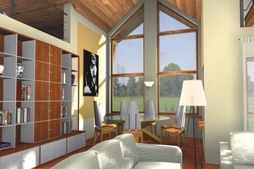  Projekt domu Irys 2 D z powiększoną kotłownią, bez garażu (WRD1746) - projekt domu parterowego z poddaszem - Zdjęcie 3