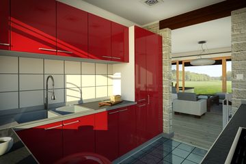  Projekt domu Scarlet A 2-garaże (WRD1915) - projekt domu parterowego z poddaszem - Zdjęcie 9