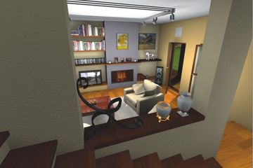  Projekt domu Słonecznik wersja A z podw. gar. na wąską działkę (WRD1107) - projekt domu parterowego z poddaszem - Zdjęcie 5