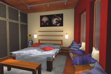  Projekt domu Słonecznik wersja A z podw. gar. na wąską działkę (WRD1107) - projekt domu parterowego z poddaszem - Zdjęcie 10