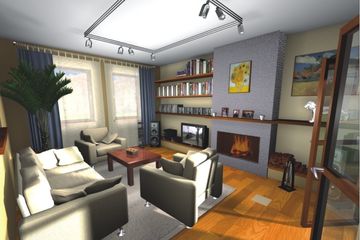  Projekt domu Słonecznik wersja D bez garażu (WRD1432) - projekt domu parterowego z poddaszem - Zdjęcie 3