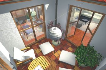  Projekt domu Supernova wersja A z pojedynczym garażem (WRD1108) - projekt domu parterowego - Zdjęcie 4