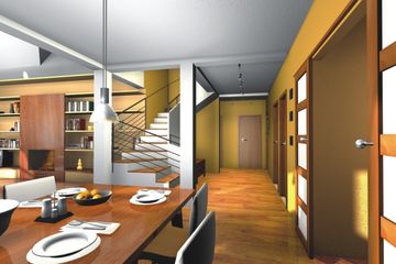  Projekt domu W Sam Raz wersja B z pojedynczym garażem (WRD1055) - projekt domu parterowego z poddaszem - Zdjęcie 6