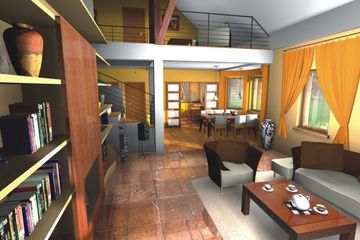  Projekt domu W Sam Raz bliźniak wersja B z pojedynczym gar. segm. (WRD1488) - projekt domu parterowego z poddaszem - Zdjęcie 5