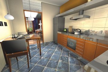  Projekt domu Wierzba C garaż z boku schody proste (WRD1453) - projekt domu parterowego - Zdjęcie 4