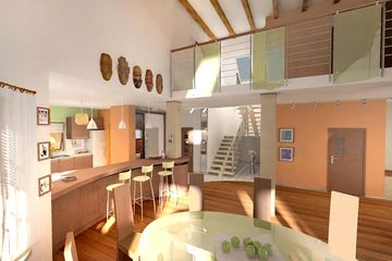  Projekt domu Zacisze B 2 garaże (WRD1461) - projekt domu parterowego z poddaszem - Zdjęcie 3