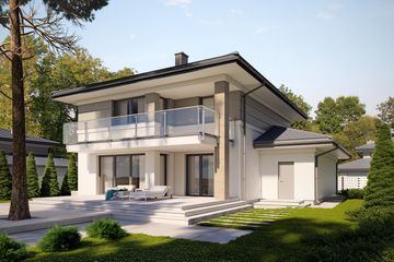  Projekt domu Korso (BSE1113) - projekt domu z pełnym piętrem - Zdjęcie 2