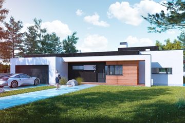  Projekt domu Illecebrosus III G2 (SLS1104) - projekt domu parterowego - Zdjęcie 1