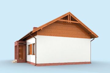  Projekt domu Bellona szkielet drewniany (SLN2419) - projekt domu parterowego - Zdjęcie 3