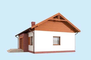  Projekt domu Bellona szkielet drewniany (SLN2419) - projekt domu parterowego - Zdjęcie 4