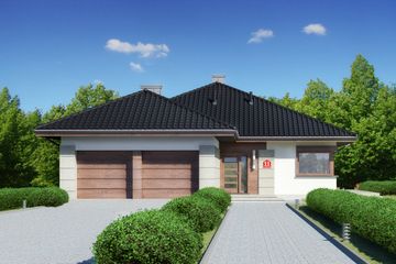  Projekt domu przy Pastelowej 11 (KRK1467) - projekt domu parterowego - Zdjęcie 1