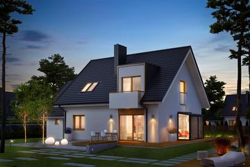  Projekt domu April G1 energo (WRC2674) - projekt domu parterowego z poddaszem - Zdjęcie 3