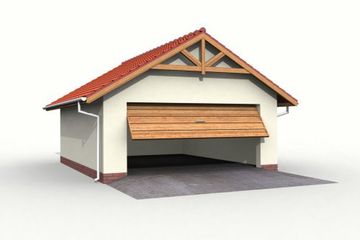  Projekt budynku gospodarczego G2 budynek gospodarczy (SLN1782) - projekt budynku parterowego - Zdjęcie 3