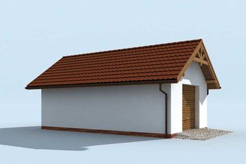  Projekt budynku gospodarczego G8 budynek gospodarczy (SLN1788) - projekt budynku parterowego - Zdjęcie 3