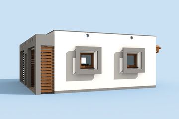  Projekt budynku gospodarczego G11a budynek gospodarczy (SLN2019) - projekt budynku parterowego - Zdjęcie 3