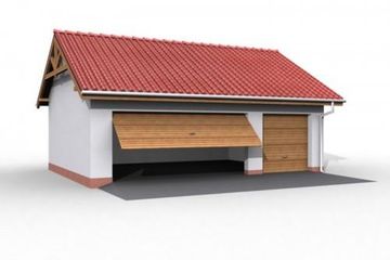  Projekt budynku gospodarczego G17 budynek gospodarczy (SLN1796) - projekt budynku parterowego - Zdjęcie 3