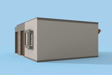  Projekt budynku gospodarczego G21A budynek gospodarczy (SLN2022) - projekt budynku parterowego - Zdjęcie 4