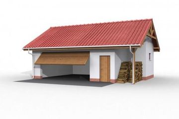  Projekt budynku gospodarczego G22 budynek gospodarczy (SLN1801) - projekt budynku parterowego - Zdjęcie 2