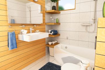  Projekt domu Kalandra II z garażem 1-st. [A] (WRF1731) - projekt domu parterowego - Zdjęcie 8