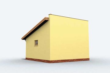  Projekt budynku gospodarczego G27mini budynek gospodarczy (SLN1938) - projekt budynku parterowego - Zdjęcie 3