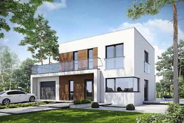  Projekt domu Przytulny D25 (WWB1021) - projekt domu z pełnym piętrem - Zdjęcie 2