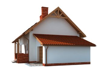  Projekt domu Marea szkielet drewniany (SLN2434) - projekt domu parterowego z poddaszem - Zdjęcie 4