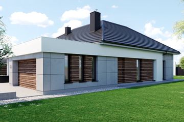  Projekt domu HomeKoncept 43 (KRX1058) - projekt domu parterowego - Zdjęcie 4