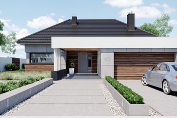  Projekt domu HomeKoncept 43 (KRX1058) - projekt domu parterowego - Zdjęcie 8