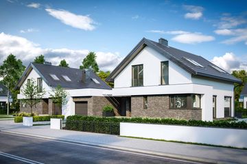  Projekt domu HomeKoncept-03 B (KRX1060) - projekt domu parterowego z poddaszem - Zdjęcie 1