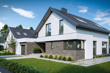  Projekt domu HomeKoncept-03 B (KRX1060) - projekt domu parterowego z poddaszem - Zdjęcie 2