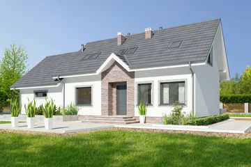  Projekt domu Okayama II LMP249a (WRB1589) - projekt domu parterowego z poddaszem - Zdjęcie 5