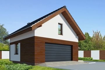  Projekt garażu G42 (WRB1590) - projekt garażu parterowego - Zdjęcie 6