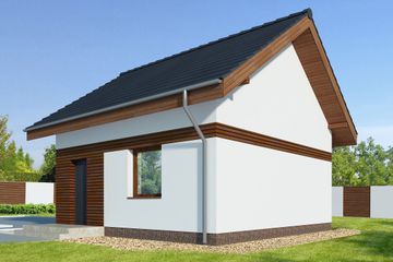  Projekt garażu G42 (WRB1590) - projekt garażu parterowego - Zdjęcie 4