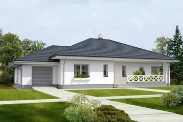  Projekt domu Denver IV DCB112c (WOB1675) - projekt domu parterowego - Zdjęcie 1