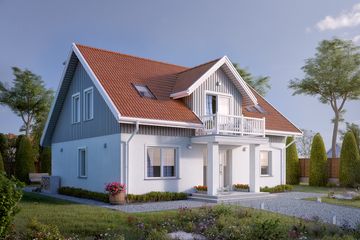  Projekt domu Dudek 2 (BSA1319) - projekt domu parterowego z poddaszem - Zdjęcie 1