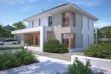  Projekt domu Carrara IV DCP332c (WOB1677) - projekt domu z pełnym piętrem - Zdjęcie 3