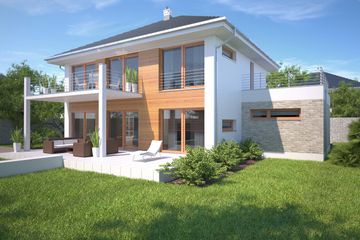  Projekt domu Carrara IV DCP332c (WOB1677) - projekt domu z pełnym piętrem - Zdjęcie 5